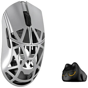 WLmouse�b�E�B���}�E�X �Q�[�~���O�}�E�X Beast X Pro -Solid Sides �T�C�h���Ȃ�- Silver WL-BXPRO-SIL-O-1 [���w�� /�L���^����(���C�����X) /5�{�^�� /USB]