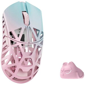 WLmouse�b�E�B���}�E�X �Q�[�~���O�}�E�X Beast X Pro -Side Slits �T�C�h������- Blue&Pink WL-BXPRO-BP-O [���w�� /�L���^����(���C�����X) /5�{�^�� /USB]