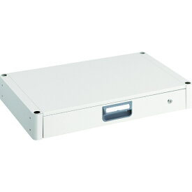 トラスコ中山｜TRUSCO NAKAYAMA フェニックスワゴン　薄型1段引出　750×500　W色　PEW75ZW《※画像はイメージです。実際の商品とは異なります》