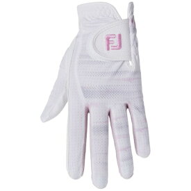 フットジョイ｜FootJoy ゴルフグローブ ステイクール ペア ホワイト×ピンク FGWS [レディース /両手装着用 /21cm]