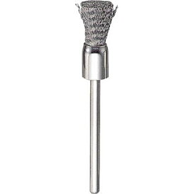 トラスコ中山｜TRUSCO NAKAYAMA エンド型ブラシ　ステンレス　線0．1×外径φ8×軸φ3　50本入　83E450P