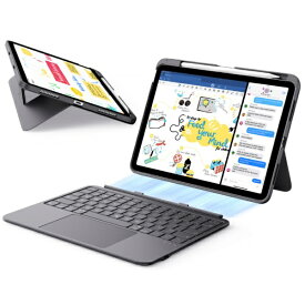 イーエスアール｜ESR 11インチ iPad（A16）、10.9インチ iPad（第10世代）用 着脱式 Flexキーボードケース Flex Keyboard Case iPad A16 ダークグレー 6B0310401