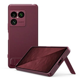 【2026年06月11日発売】 ソニー Style Cover with Stand for Xperia 1 VIII R ガーネットレッド XQZ-CBGE/RJPCX