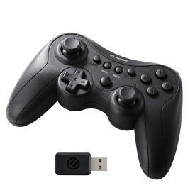 ELECOM｜エレコム ゲームパッド 無線/有線 「GP40X」スタンダード -クロス(Xbox系)- ブラック JC-GP40XBK [USB /Windows /13ボタン]
