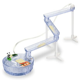 リバティーコーポレーション 流しそうめん器 ウォータースライダー サーフィン パンダ 卓上 ブルー LD-708