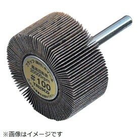 トラスコ中山｜TRUSCO NAKAYAMA フラップホイール　外径40×幅15×軸径6　5個入　180♯　UF4015