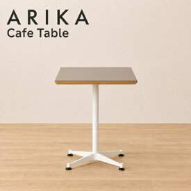 光製作所｜HIKARI FURNITURE ワークカフェダイニングテーブル アリカ60（W60×D60×H72cm） 天板：グレー、脚：スチールホワイト CT-60-MGRY-SW