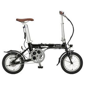 CAPTAIN STAG｜キャプテンスタッグ 折りたたみ電動アシスト自転車 CAPTAINSTAG e-リライト ブラック FDB141 [14インチ]【キャンセル・返品不可】