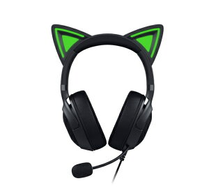 RAZER�b���C�U�[ �Q�[�~���O�w�b�h�Z�b�g Kraken Kitty V2�u�l�R�~�~�v Black RZ04-04730100-R3M1 [USB /���� /�w�b�h�o���h�^�C�v]
