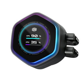 COOLER MASTER｜クーラーマスター 水冷一体型CPUクーラー MasterLiquid Atmos IIシリーズ用 ポンプキャップ Flex-Kit : LCD ブラック RL-LCFK-FLCD-R1