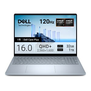 DELL�b�f�� �m�[�g�p�\�R�� Dell 16 Plus(DB16255) �A�C�X�u���[ NCL76-FWC [Copilot+ PC /16.0�^ /Windows11 Home /AMD Ryzen AI 7 /�������F32GB /SSD�F1TB /2026�N�t���f��]