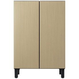 AQUA｜アクア 家具冷蔵庫 グレージュウッド AQR-FD7B-C [幅60cm /72L /2ドア /観音開きタイプ /2026年]