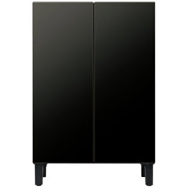 AQUA｜アクア 家具冷蔵庫 マットブラック AQR-FD7B-K [幅60cm /72L /2ドア /観音開きタイプ /2026年]