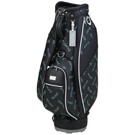 ピン｜PING キャディバッグ CB-L2503 モノグラム MONOGRAM ブラック×ミント 38305-10 [8.5型 /5分割 /約3.4kg]