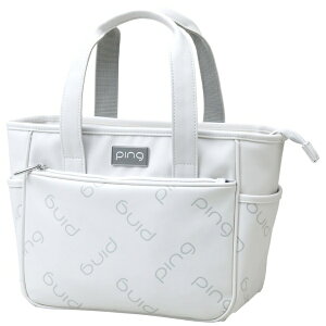 �s���bPING GB-L2509 ���m�O�������E���h�g�[�g MONOGRAM ROUND TOTE �I�t�z���C�g 38275-09 [W-27�AH-24�AD-13(cm) /��450g]