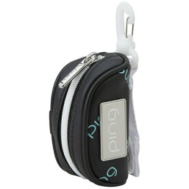 ピン｜PING GB-L2510 モノグラムボールケース MONOGRAM BALL CASE ブラック×ミント 38277-10