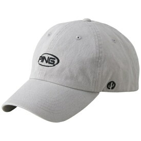 ピン｜PING 男女兼用 HW-N2605 カラーコードカジュアルキャップ COLOR CODE CASUAL CAP シルバー 39343-02 [ユニセックス /フリーサイズ(57-59cm)]【返品交換不可】