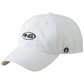 ピン｜PING 男女兼用 HW-N2605 カラーコードカジュアルキャップ COLOR CODE CASUAL CAP ホワイト 39343-03 [ユニセックス]【返品交換不可】