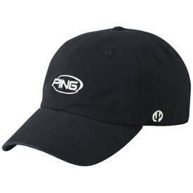 ピン｜PING 男女兼用 HW-N2605 カラーコードカジュアルキャップ COLOR CODE CASUAL CAP ブラック 39343-06 [ユニセックス]【返品交換不可】
