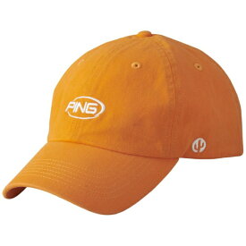 ピン｜PING 男女兼用 HW-N2605 カラーコードカジュアルキャップ COLOR CODE CASUAL CAP オレンジ 39343-08 [ユニセックス /フリーサイズ(57-59cm)]【返品交換不可】