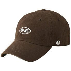 ピン｜PING 男女兼用 HW-N2605 カラーコードカジュアルキャップ COLOR CODE CASUAL CAP ブラウン 39343-09 [ユニセックス]【返品交換不可】