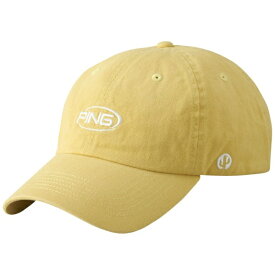 ピン｜PING 男女兼用 HW-N2605 カラーコードカジュアルキャップ COLOR CODE CASUAL CAP ゴールド 39343-10 [ユニセックス]【返品交換不可】