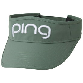 ピン｜PING ウィメンズ HW-L2502 ツアーバイザー TOUR VISOR カーキ 38219-09 [レディース /フリー(56-58cm)]【返品交換不可】
