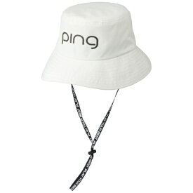 ピン｜PING ウィメンズ HW-L2505 クールハット COOL HAT アイボリー 38222-05 [レディース /フリー(56-58cm)]【返品交換不可】