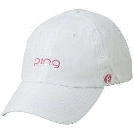 ピン｜PING ウィメンズ HW-L2609 サングラスホルダーキャップ SUNGLASSES HOLDER CAP ホワイト 39339-01 [レディース]【返品交換不可】