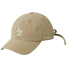 ピン｜PING ウィメンズ HW-L2610 カジュアルリボンキャップ CASUAL RIBBON CAP ベージュ 39340-04 [レディース]【返品交換不可】