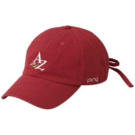 ピン｜PING ウィメンズ HW-L2610 カジュアルリボンキャップ CASUAL RIBBON CAP レッド 39340-05 [レディース]【返品交換不可】