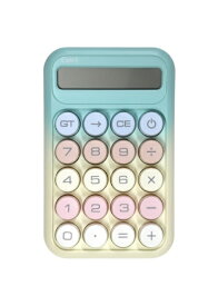 EMMY パステルカリキュレーター 電卓 クリーム/ミント [10桁]