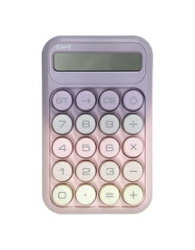 EMMY パステルカリキュレーター 電卓 ピンク/ラベンダー [10桁]