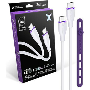 BARIOUS�b�׃A���A�X C TO C HELEC USB CABLE 1M WHITE HEL108-CC-WHITE