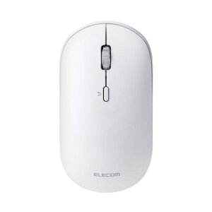 ELECOM�b�G���R�� �}�E�X Slint(Chrome/Android/iPadOS/iOS/Mac/Windows11�Ή�) �z���C�g M-TM25MBMSWH [BlueLED /����(���C�����X) /4�{�^�� /Bluetooth�EUSB]