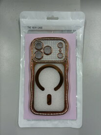 STYLE Promotion｜スタイルプロモーション iPhone 17 Pro ウェーブラインストーンキラキラケース SUMACO オレンジ AP-WVLSOR17Pro [背面ケース]