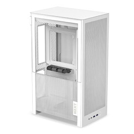 【2026年06月18日発売】 NZXT｜エヌゼットエックスティー PCケース [Mini-ITX] H2 Flow ホワイト CI-H21FW-01