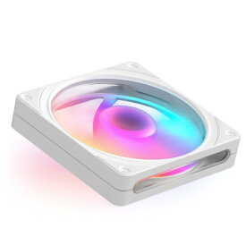 【2026年06月18日発売】 NZXT｜エヌゼットエックスティー ケースファン [120mm /2400RPM] F120 RGB Fan(2026) ホワイト RF-R212S-WF