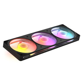 NZXT｜エヌゼットエックスティー ケースファンx3 [120mm /2400RPM] F360 RGB Fan(2026) シングルフレーム ブラック RF-R236U-BF