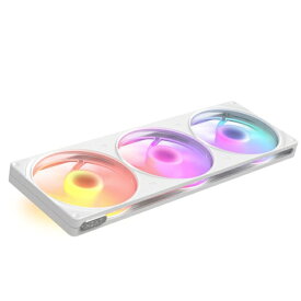 【2026年06月18日発売】 NZXT｜エヌゼットエックスティー ケースファンx3 [140mm /2000RPM] F420 RGB Fan(2026) シングルフレーム ホワイト RF-R242U-WF