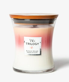 WOODWICK WoodWick　ウッドウィック　アロマキャンドル　Trilogy Jar M　トリロジージャーM ブルーミングオーチャード Trilogy Jar M