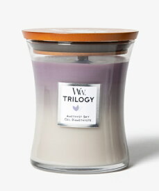 WOODWICK アロマキャンドル アメジストスカイ Trilogy Jar M