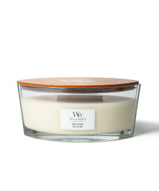 WOODWICK アロマキャンドル ホワイトハニー Hearth Wick L