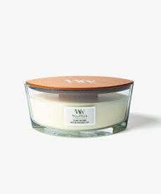 WOODWICK アロマキャンドル アイランドココナッツ Hearth Wick L