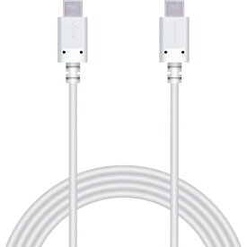 ELECOM｜エレコム USB-C ⇔ USB-Cケーブル [充電 /転送 /2.0m /PD60W /USB2.0] ホワイト MPA-XCC20PNWH [USB-C ⇔ USB-C]