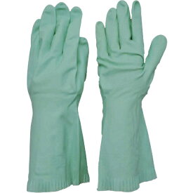 ダンロップ｜DUNLOP 天然ゴム手袋 中厚手 裏毛付 L グリーン 6336