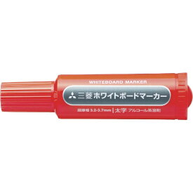 三菱鉛筆｜MITSUBISHI PENCIL 三菱鉛筆／ホワイトボードマーカー／太字／赤　PWB7M.15