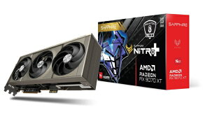 SAPPHIRE�b�T�t�@�C�� �O���t�B�b�N�{�[�h NITRO+ Radeon RX 9070 XT GAMING OC 16GB PhantomLink �u���b�N NITRORX9070XT16GBPL/11348-08-20G [Radeon RX�V���[�Y /16GB]