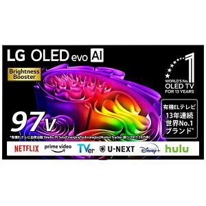 �y2026�N6�����{�z LG�b�G���W�[ �L�@EL�e���r OLED97G6PJA [97V�^ /Bluetooth�Ή� /4K�Ή� /BS�ECS 4K�`���[�i�[���� /YouTube�Ή�]
