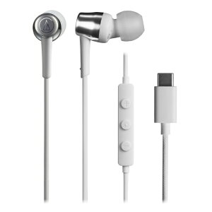 �I�[�f�B�I�e�N�j�J�baudio-technica USBType-C�C���z�� �z���C�g ATH-CKD30C WH [�J�i���^]